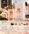 Empire No. 03 Si inspired fragrance with blackcurrant rose freesia vanilla and amber notes