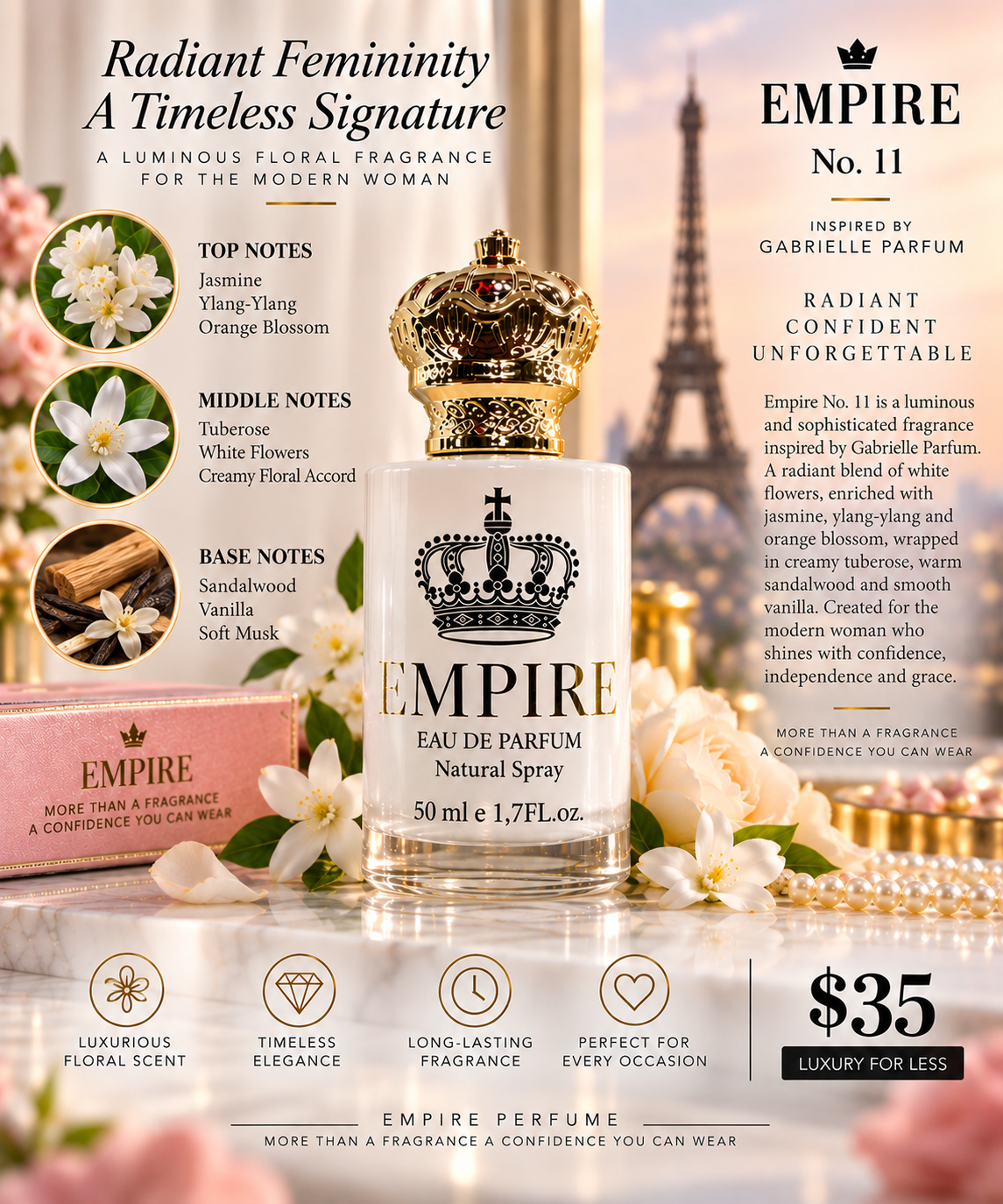 Empire No. 11 Gabrielle Parfum inspired fragrance