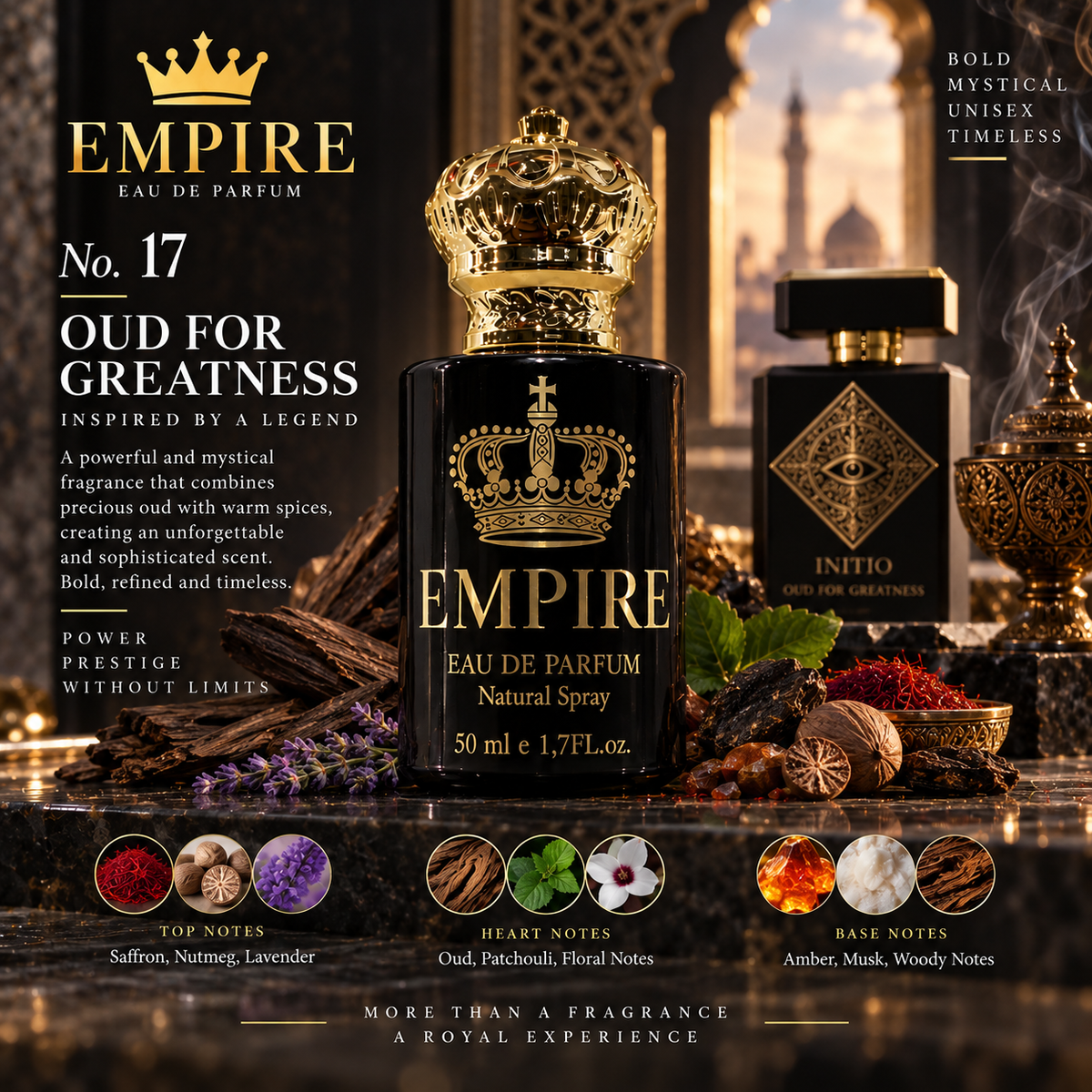 Empire No. 17 Oud for Greatness Inspired Fragrance