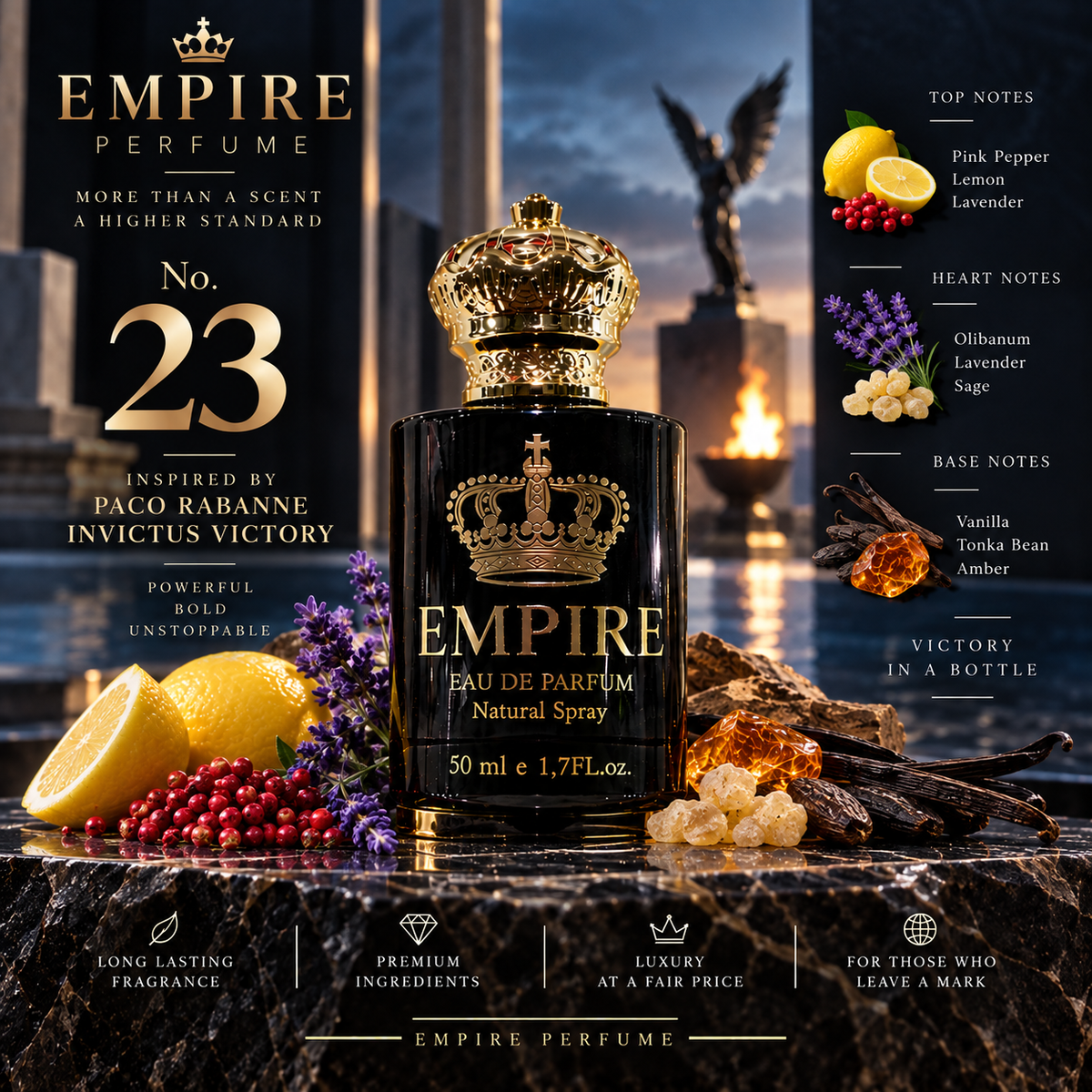 Empire No. 23 Invictus Victory inspired fragrance