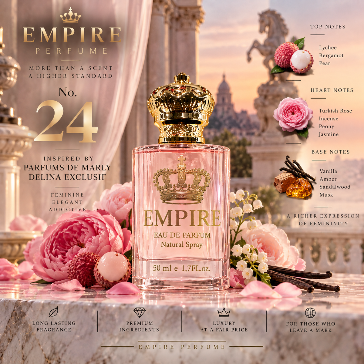 Empire No. 24 Delina Exclusif inspired fragrance
