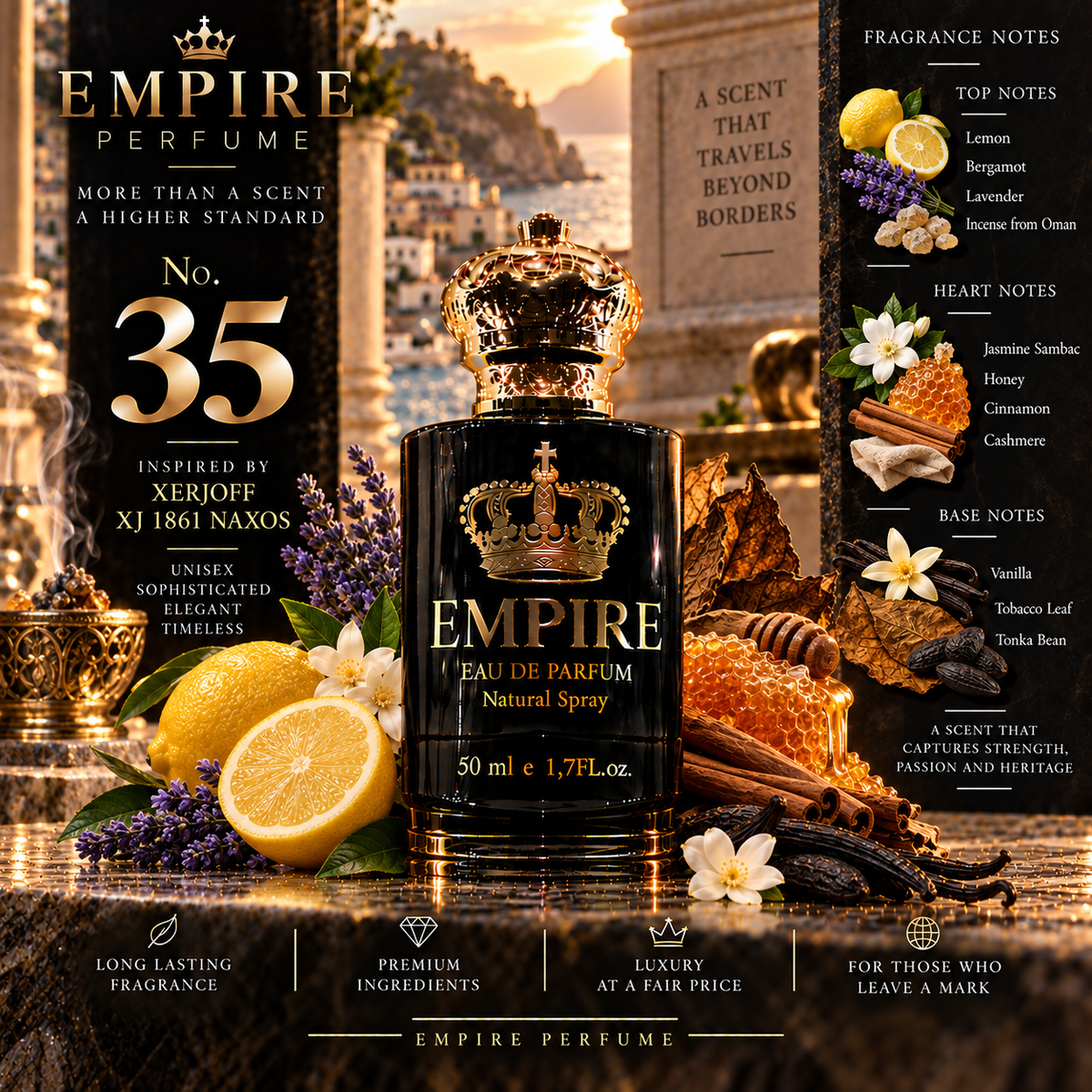 Empire No. 35 Xerjoff XJ 1861 Naxos inspired fragrance