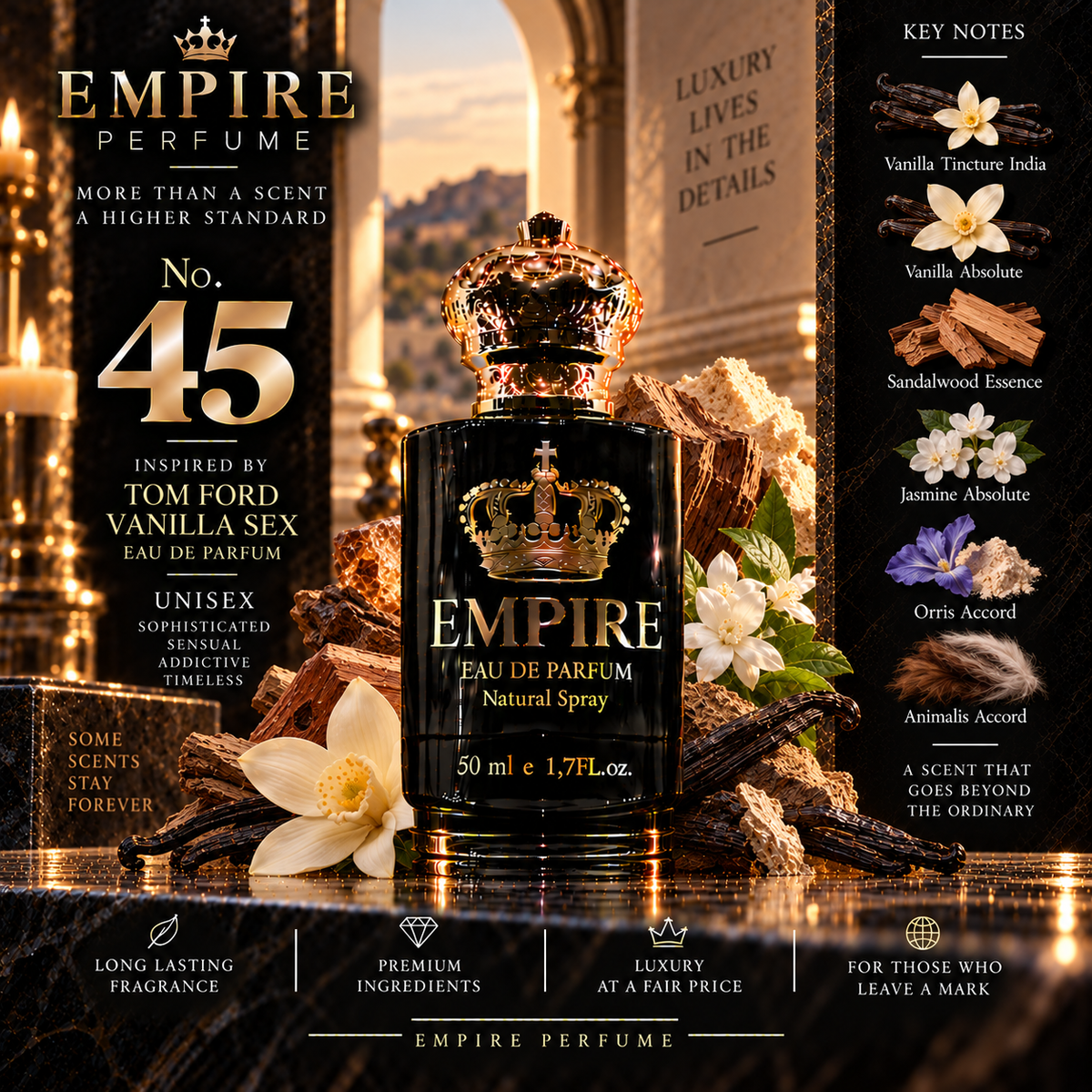 Empire No. 45 Tom Ford Vanilla Sex inspired fragrance