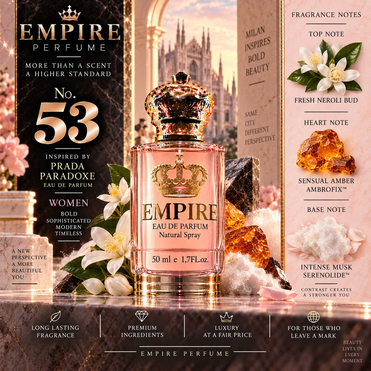 Empire No. 53 Prada Paradoxe inspired fragrance for women