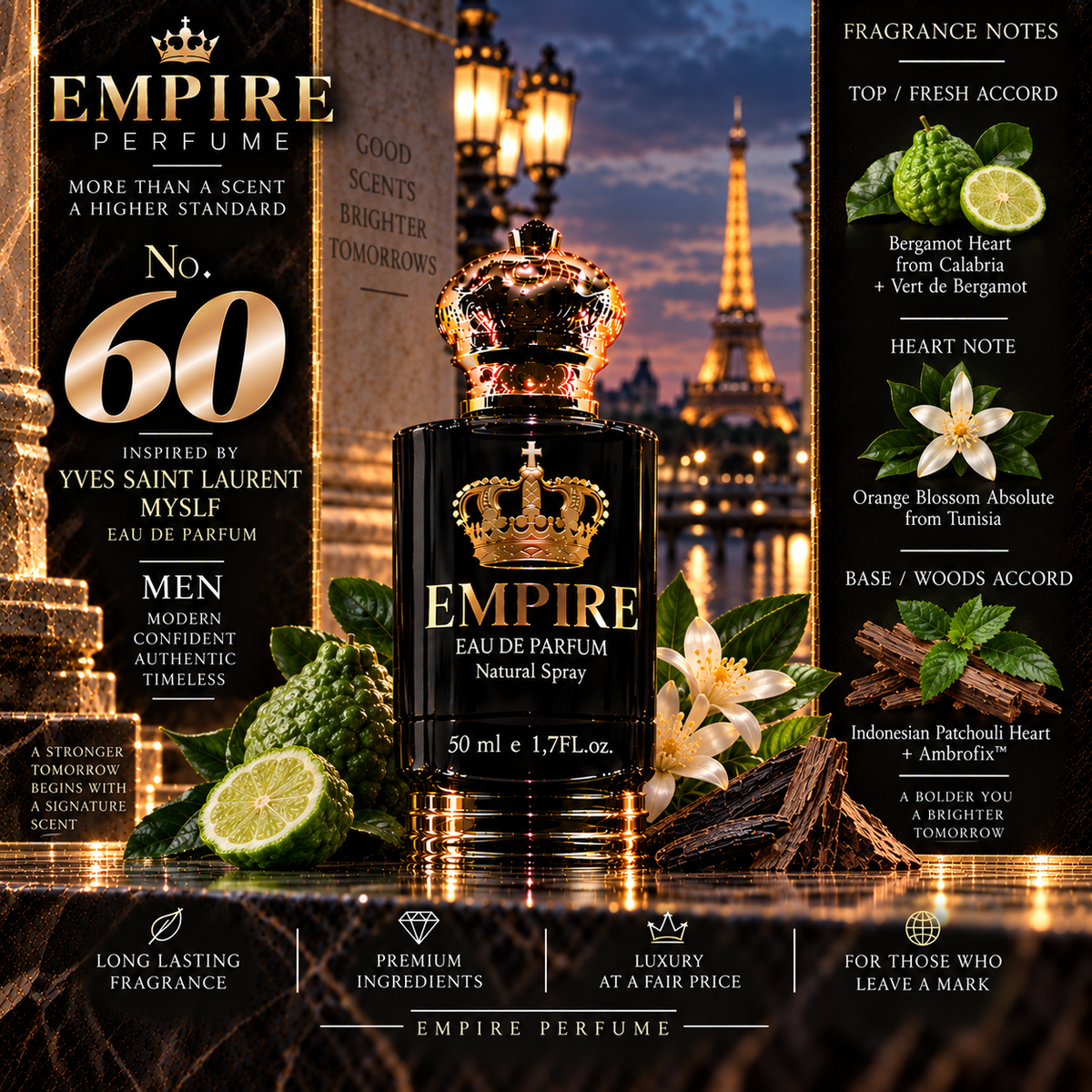 Empire No. 60 Yves Saint Laurent MYSLF inspired fragrance for men