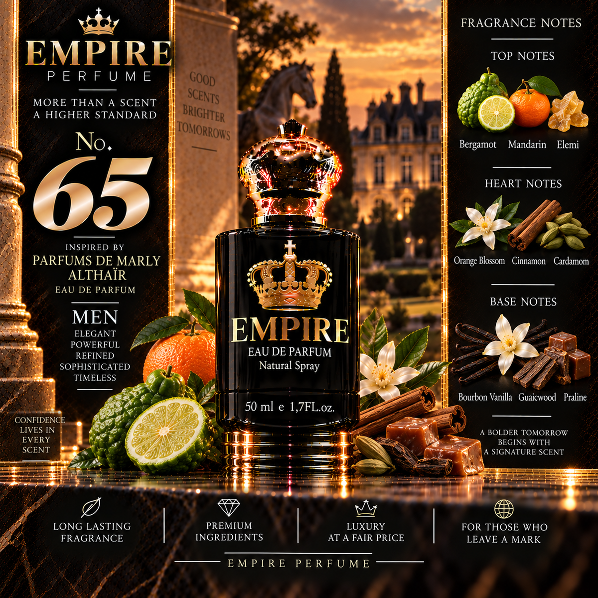 Empire No. 65 Althair inspired fragrance for men